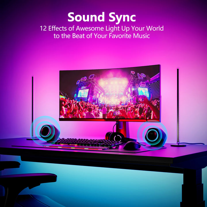 BASON LED Light Bars and Monitor Backlight Kit Sync with PC - BASON