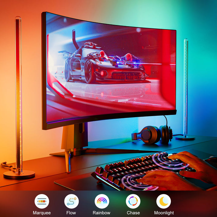 BASON LED Light Bars and Monitor Backlight Kit Sync with PC - BASON
