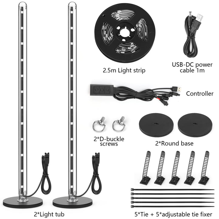 BASON LED Light Bars and Monitor Backlight Kit Sync with PC - BASON