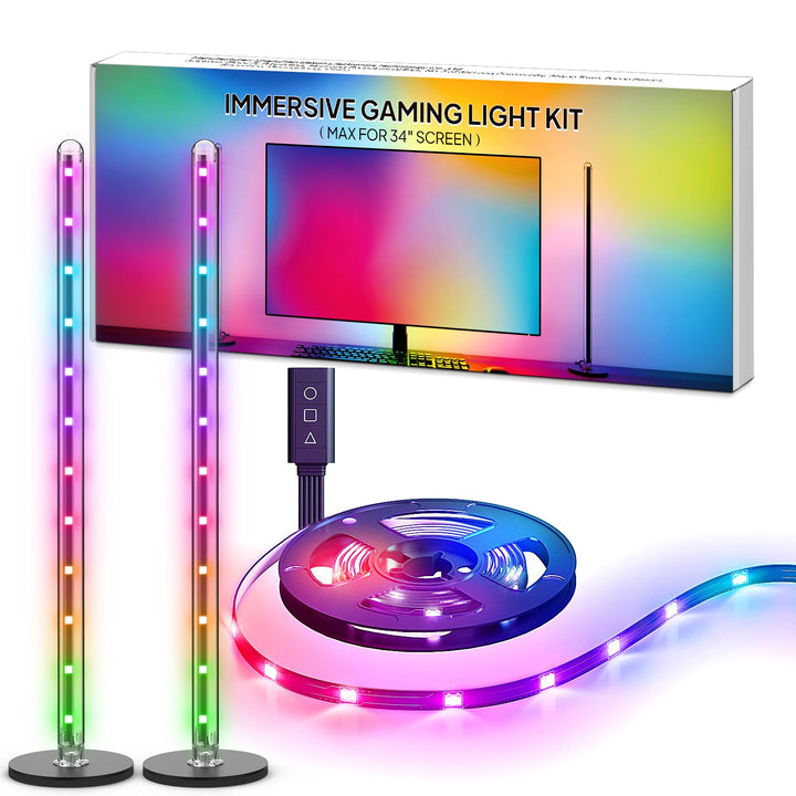 BASON LED Light Bars and Monitor Backlight Kit Sync with PC - BASON