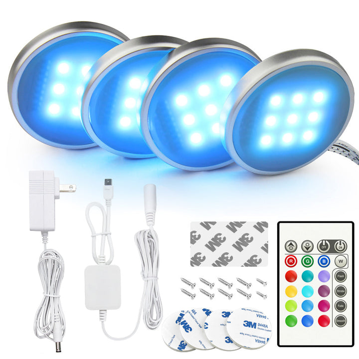 BASON LED Puck Lights with Remote Control - BASON