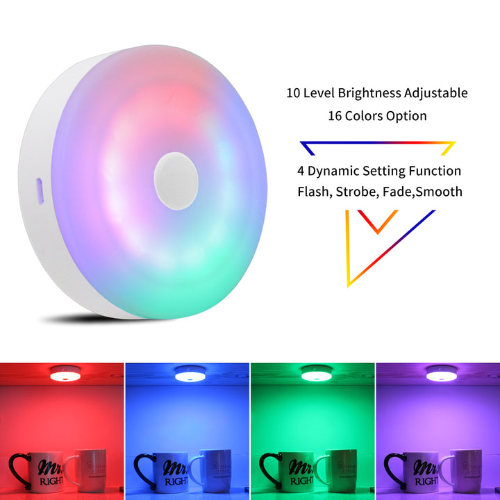 BASON RGB Rechargeable Puck Lights - BASON